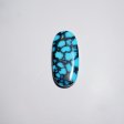 High quality natural blue webbed turquoise cab