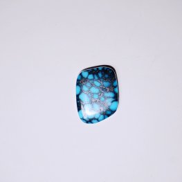 High quality natural blue webbed turquoise cab